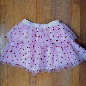 Janie and Jack Tulle Heart Skirt